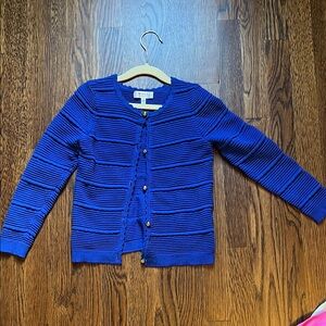 Milly Minis Blue Cardigan